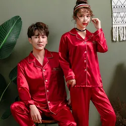 2 sztuk zestaw Stain Silk Pijama Top i spodnie Hombre bielizna nocna mężczyźni pełna bielizna nocna Loungewear salon miłośników CP Casual Pjs strój na noc