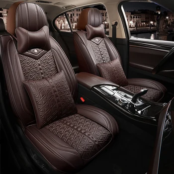

Full Coverage Eco-leather auto seats covers PU Leather Car Seat Covers for mazda 323 6 gg gh gj 626 atenza familia