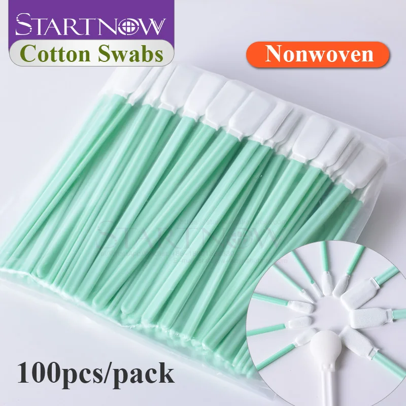 Startnow 100 шт./упак. нетканые ватные палочки 70 161 мм в длину антистатические