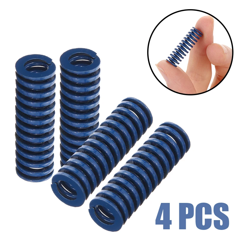 2 Pairs Blue Heated bed Spring CR-10 Extruder Flat Bed Springs For Creality Ender-3 Ender 3 Pro 3D Printer Accessories four pillars estates blue springs