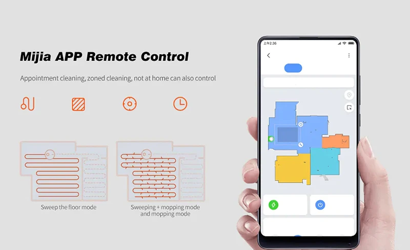 XIAOMI уборочный робот пылесос для дома автоматическая стерилизация пыли умный планируемый wifi Циклон всасывания
