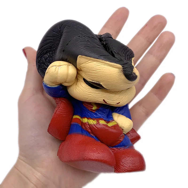 Новые продукты Мягкая Новинка игрушка стиль suqishy пены памяти Супермен Marvel Супермен Pu модель