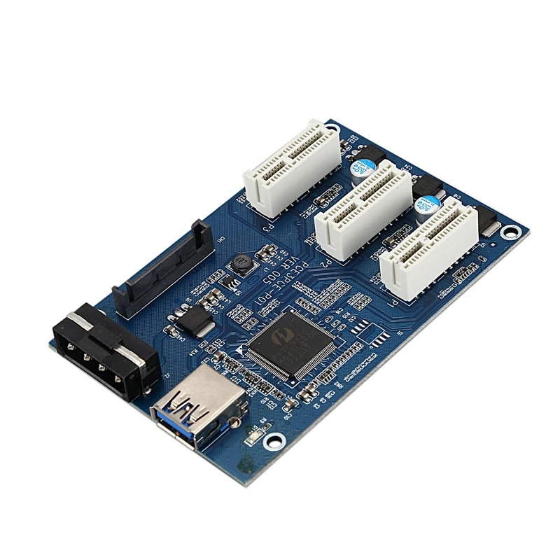 Pci E 1 до 3/4/2 Pci Express 1X Слоты Riser карта мини-itx к внешнему 3 Pci-E слот адаптер Pcie Порты и разъёмы мультипликатор карта