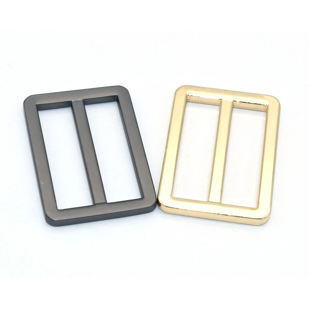 Gold Metal Belt Buckle Double Bar Buckle 32mm Adjuster Buckle Rectangle  Purse Buckles for straps Replacement Handbag webbing - AliExpress