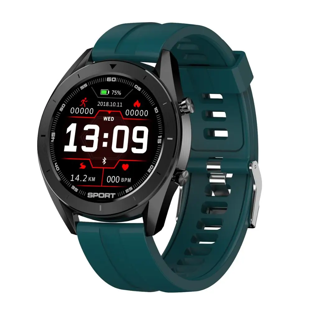 Black Silicone LYKRY DT99 Bluetooth Смарт часы ECG обнаружения IP68 Водонепроницаемый несколько циферблатов фитнес трекер спортивные часы для мужчин и женщин - Цвет: Black Silicone