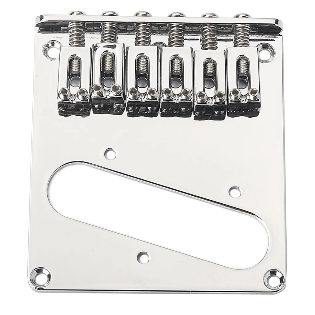 6 Strings Electric Bass Bridge W/ Screws Wrench Bridge Set Accessories