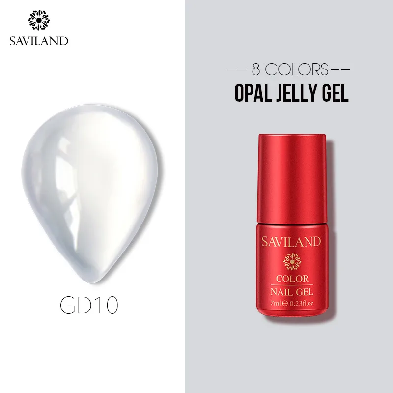 7ml GD10 Прозрачный Гель-лак для ногтей Vrenmol, Опаловый Желейный Гель-лак, прозрачный молочно-белый белковый УФ-гель, Полупостоянный Гель-лак - Цвет: 7ml GD10