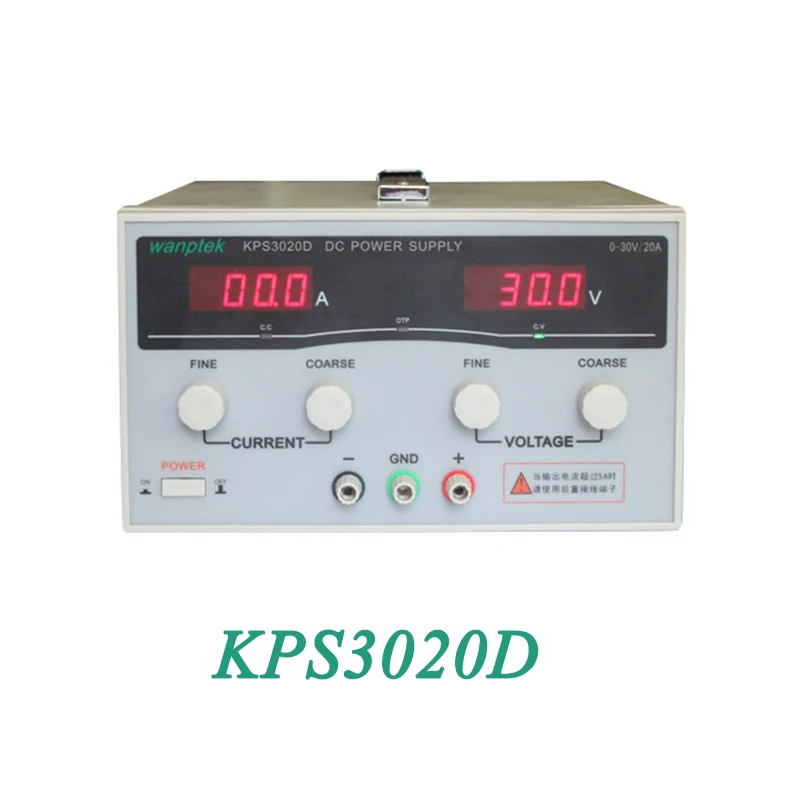 

Hot KPS3020D high precision Adjustable Digital DC Power Supply 30V/20A for scientific research Laboratory Switch DC power supply