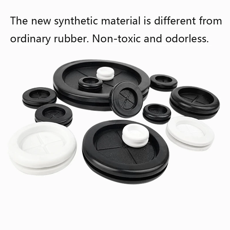 Groove Rubber Grommet,12-110mm,Blanking Hole Wiring Cable Gasket Rubber Seal Assortment Set