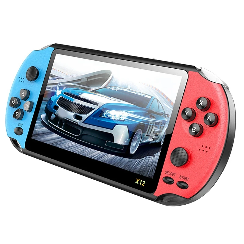 X12 игровые видеоигры портативная игровая консоль для psp Ретро Двойной Рокер Джойстик 5,1 дюймов экран ТВ игровой плеер для SFC/GBA/NES/Bin