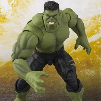

Anime model SHF Hulk Iron man action figure moveable PVC figure model toys