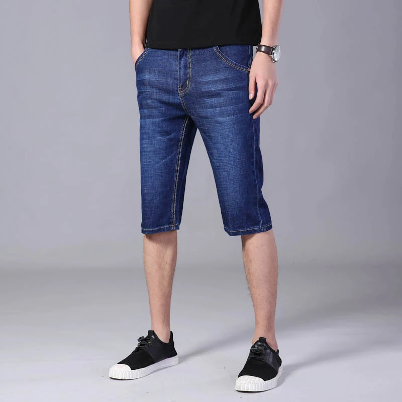slim denim shorts mens