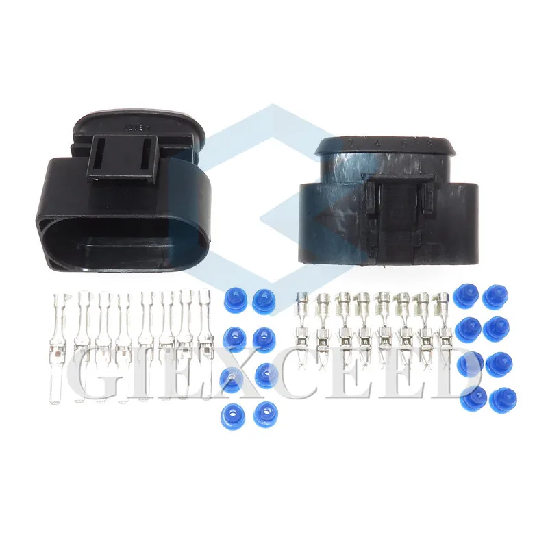 8 Pin 3,5 мм 3A0 973 834 3A0 973 734 Женский Мужской 3A0973834 3A0973734 Водонепроницаемая Автомобильная электрический разъем розеток для VW