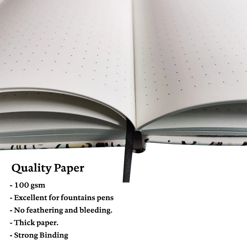 Bullet Journal A5 142x205 мм Жесткий Чехол 100 г 192 страницы точечный блокнот в сетку