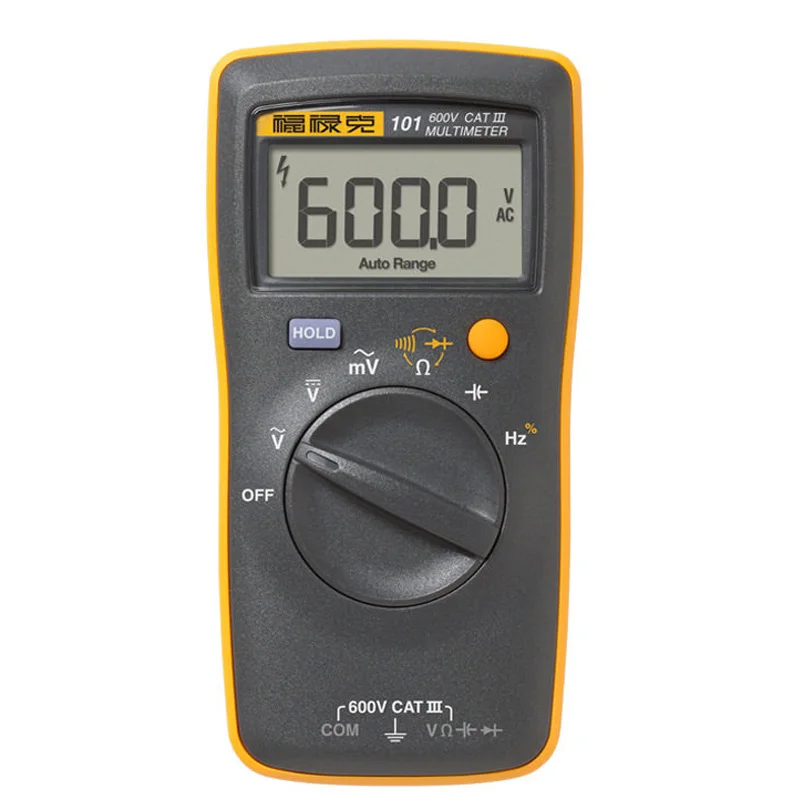 Fluke 101 Fluke 15B+/17B+/18B+/12E+ автоматический цифровой Диапазон мультиметр DMM AC/DC/диод/R/C напряжение тока тестер - Цвет: Fluke 101