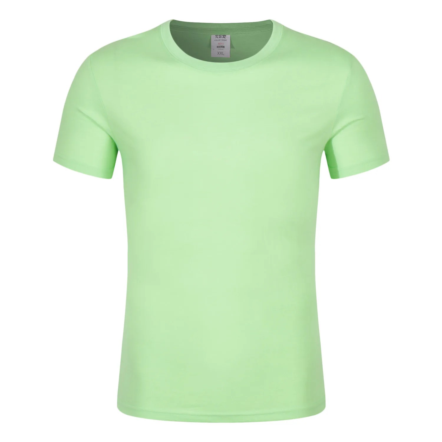 

2019 Summer Men Tshirt Casual Solid color boys Short sleeve Tops Tees mens t shirts