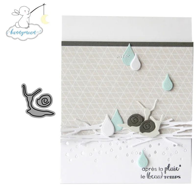

CH Snails Metal cutting dies stencil Greeting Card Decoration DIY Scrapbooking Scrapbook Paper Photo Album