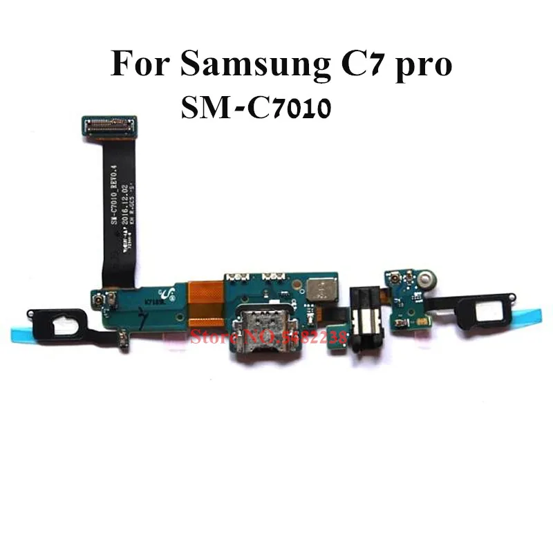 Оригинальный usb зарядный док-порт гибкий кабель для samsung C7 pro C7010 зарядное