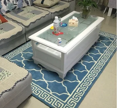 Large High Quality Handwoven Wool Carpets For Living Room Chinese Wool Carpet Bedroom Kids Rug Thick Plush Soft Floor Carpets - Цвет: Оранжевый