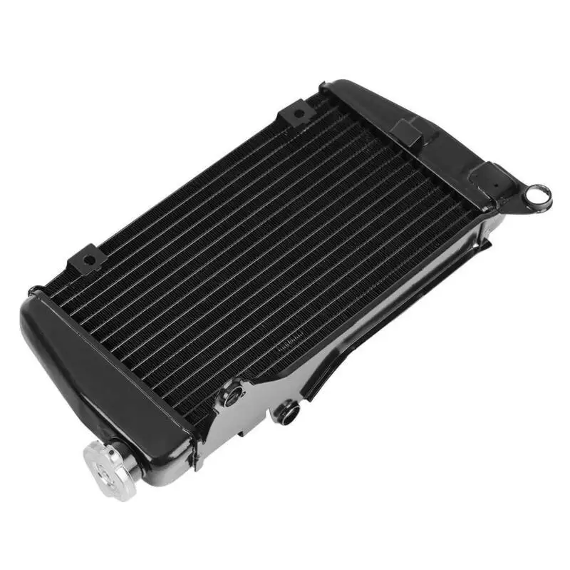 Черный радиатор двигателя в сборе для Kawasaki KL650 87 07 KLR650 91 07|Охлаждение и аксессуары|