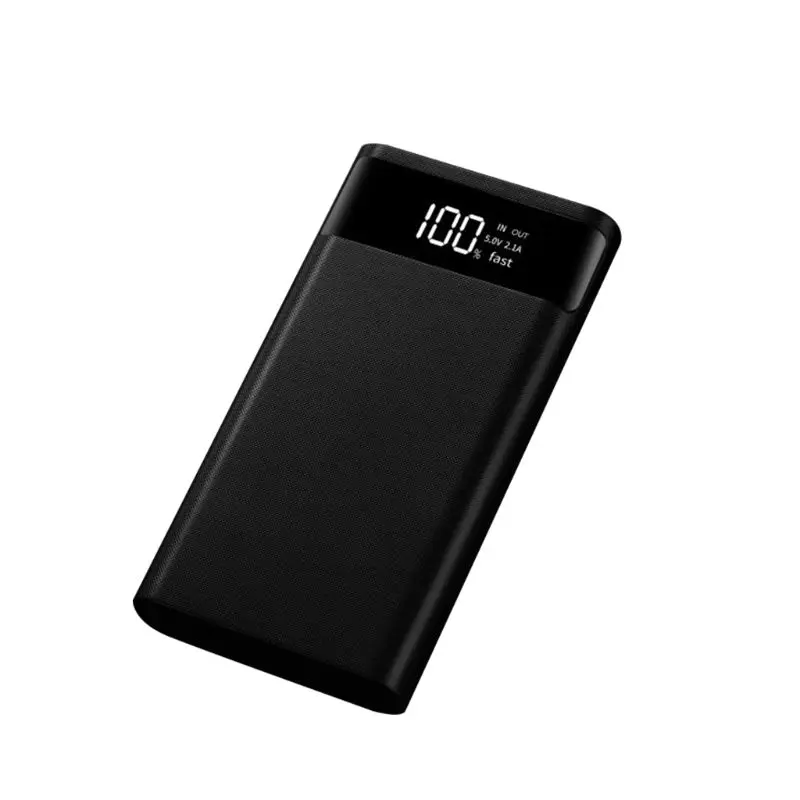 

Dual USB QC3.0 6x18650 Batteries DIY Power Bank Box Holder Case Quick Charger B95C