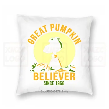 

Peanuts Great Pumpkin Believer Since 1966 Black Pillow case Halloween Size S 5Xl Women Men