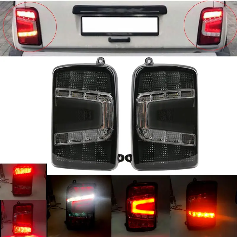 Car LED Rear lights for Lada Niva 4x4 Led Taillights Stop Brake Reversing Turn Signal Light 4X4 1995+ accessories | Автомобили и