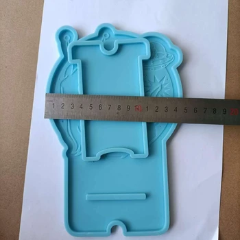 

Cool Girl Mobile Phone Stand Silicone Resin Mold Cell Phone Bracket Mold Craft R7RF