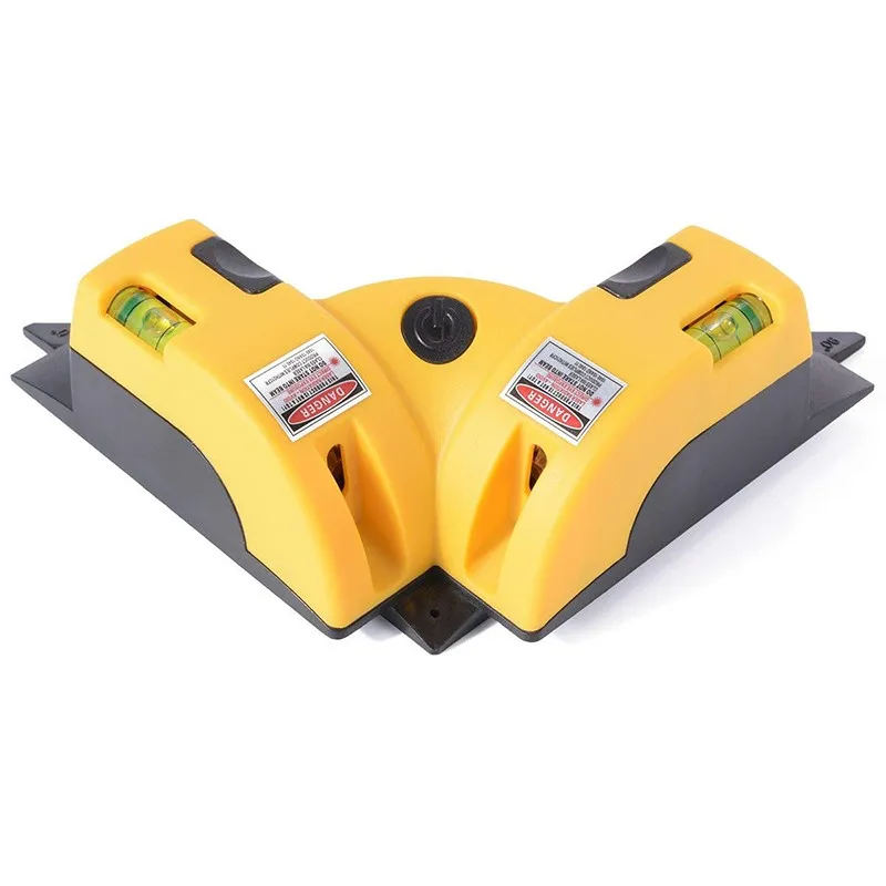 Laser Level Right Angle 90 Degree Deco Infrared Line Recreation Leisure Leveling Tool Triangular Ruler Woodworking Tiles Line