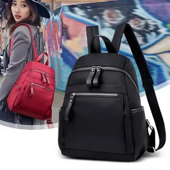 

Women's Oxford Cloth Backpack Fashion Portable Anti-theft Casual Wild Lager Capacity Travel Backpacks