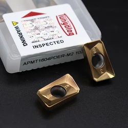 APMT1604 M2 inserts en carbure, outil de tournage de haute qualité CNC tour à métal pour BAP400R support de fraisage CNC 1020 