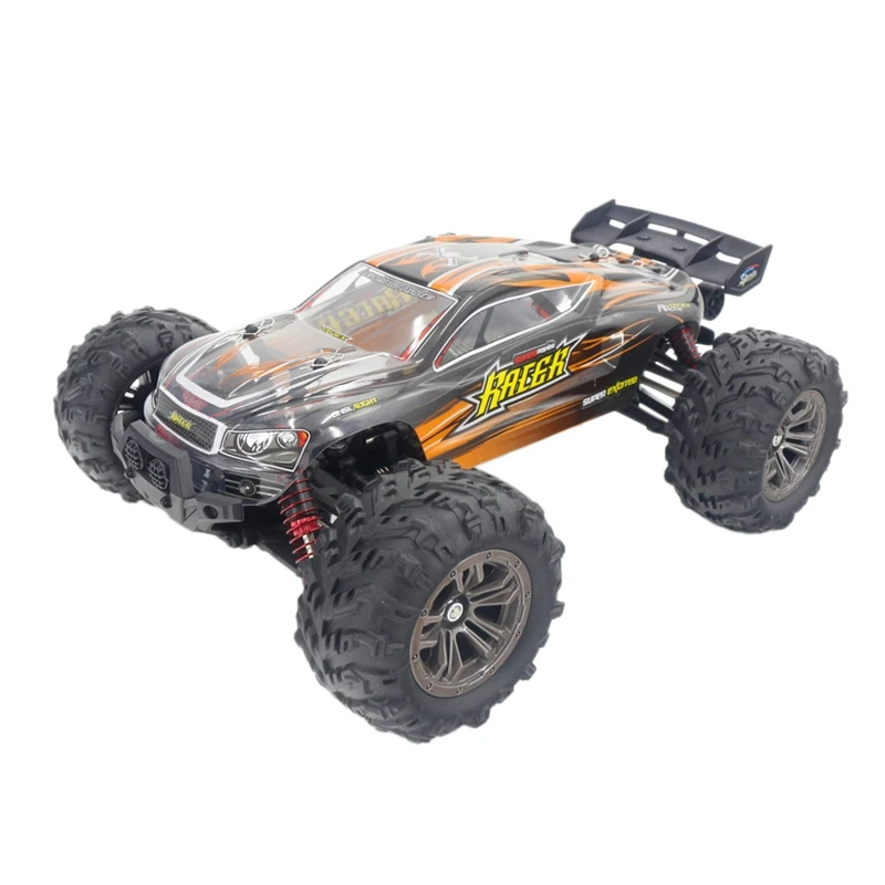 Q901 1/16 2,4G 4Wd 52 км/ч высокая скорость Rc автомобили бесщеточный пульт дистанционного управления автомобиль и светодиодный светильник Rtr игрушки - Цвет: Orange