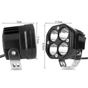

With Bracket Working Light 6000K 10-30V Waterproof 30 ° angle 12W LED Car