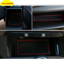 19 шт. для hyundai Elantra- коврик для межкомнатной двери Нескользящие подстаканники держатель отделка Аксессуары для стайлинга автомобилей