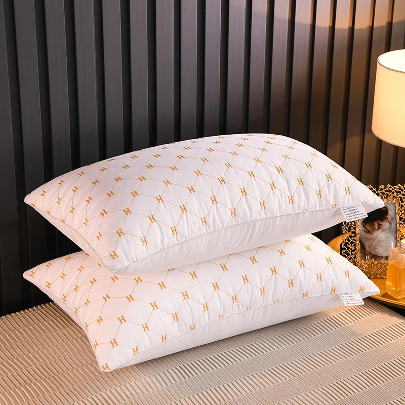 

100% Polyester Fiber Orthopedic Neck Pillow Hotel Memory Pillow Healthy Sleep Pillow