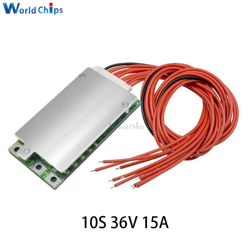 BMS 10S 36V 15A 20A 35A литиевая батарея Защитная плата PCB Li Ion балансировщик батареи PCM