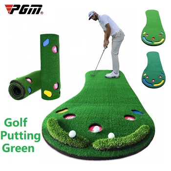 通販 をpgm屋内ゴルフパッティングミニ緑ホーム練習ポータブルパッティングトレーナーオフィス運動キットマット打撃パッドゴルフトレーニング援助