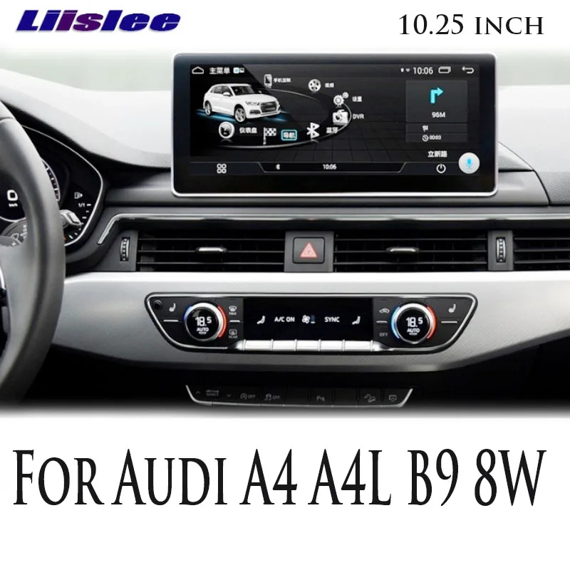 Автомобильный мультимедийный плеер Liandlee NAVI 10 25 ISP экран для Audi A4 A4L B9 8 Вт 2016 2017 2018