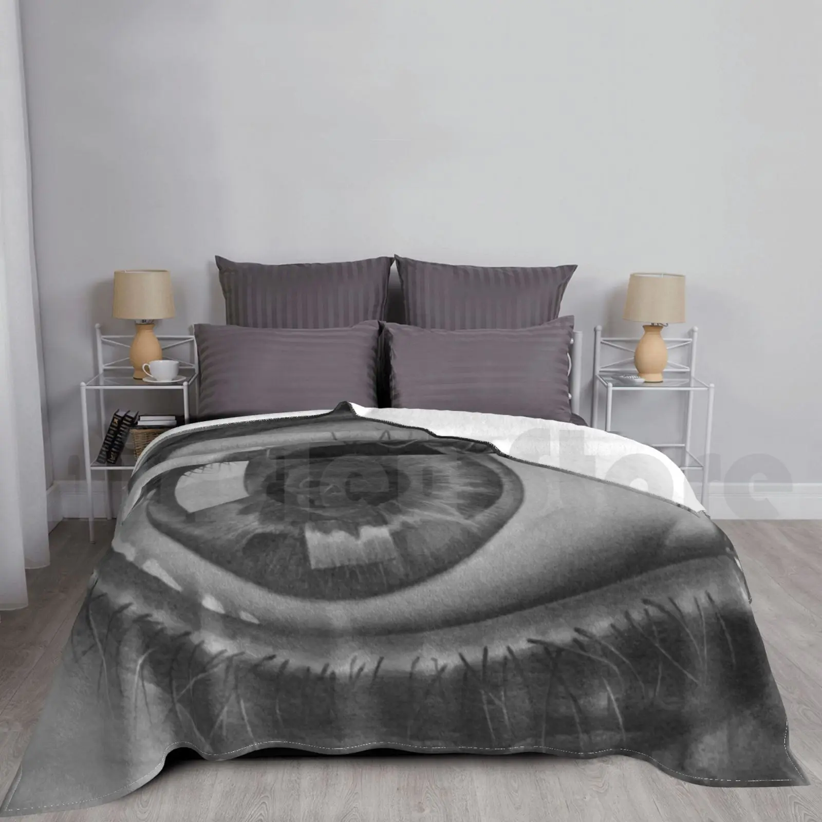 Mc Escher Eye Coperta Super Soft Luce Calda Sottile Escher Pittore Illustratore Intaglio Inchiostro Di Legno Infinito Dispari Ritorto