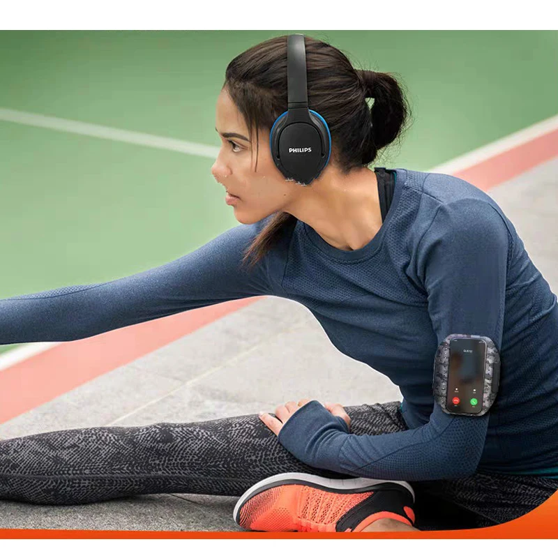 Оригинальная спортивная водонепроницаемая беспроводная bluetooth Hi-Fi портативная гарнитура Philips SH402