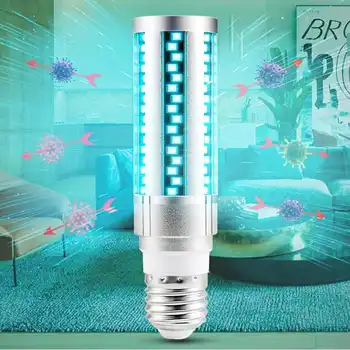 

15W 20W UV Germicidal Lamp E27 Ultraviolet UVC Light Corn Bulb Disinfection Sterilization LED Lights Home Clean Kill Mites
