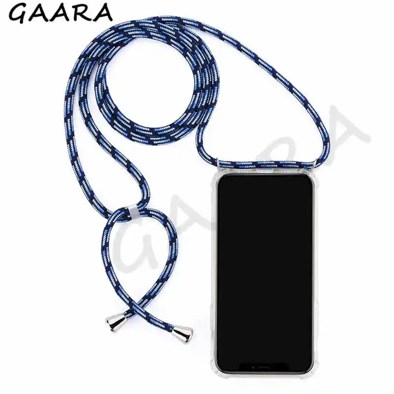 

Clear Phone Case Redmi 7A 7 K20 Note 5 6 7 Pro Crossbody Necklace Cord Lanyard with Rope for Xiaomi Mi CC9 CC9E 9T 9 SE 8 Lite