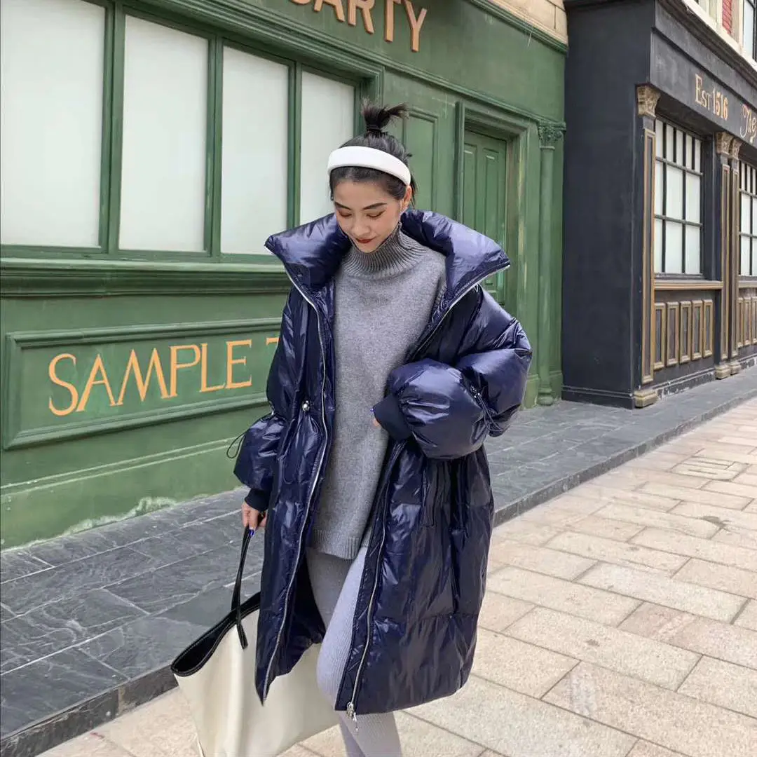 Women 2020 Winter Long Down Jacket Fashion New
