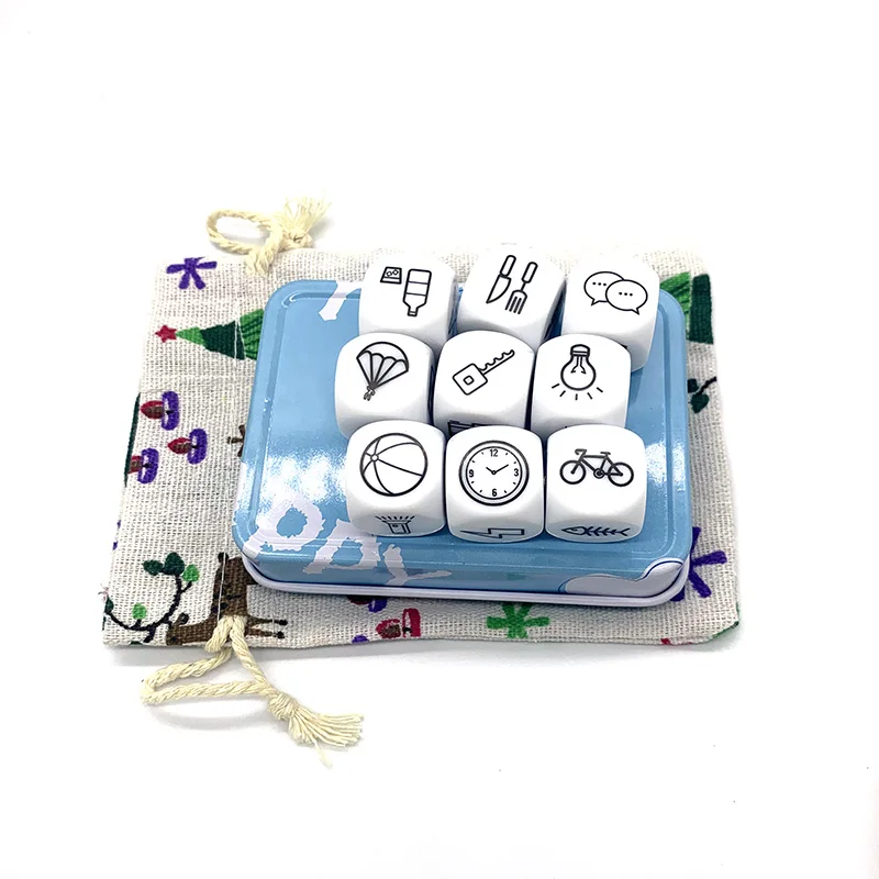 Настольная игра История паззл с игральными кубиками рассказывающая история