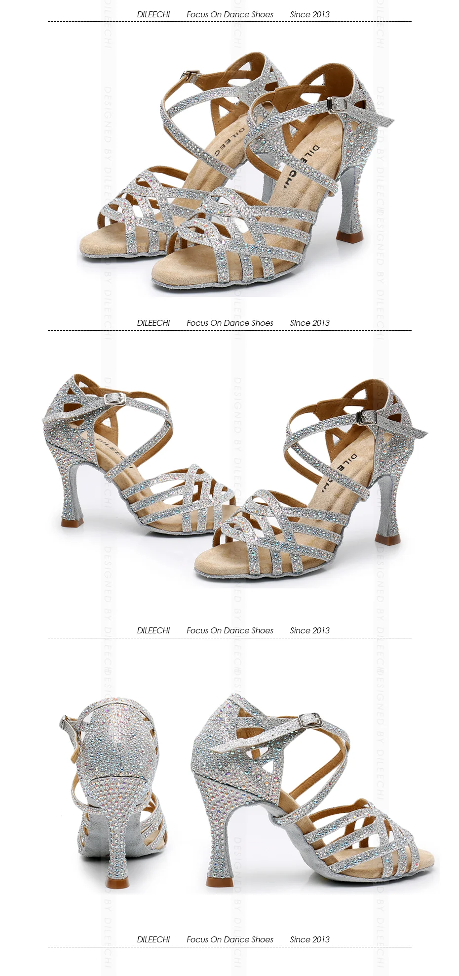 模特和鞋子展示-银色-3