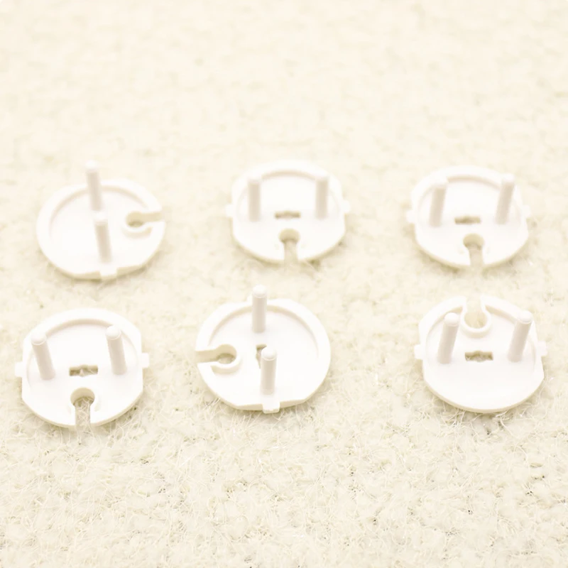 6pcs+1 Key France EU Power Socket Electrical Outlet Baby Children Safety Guard Protection Anti Electric Plug Protector Cover Cap