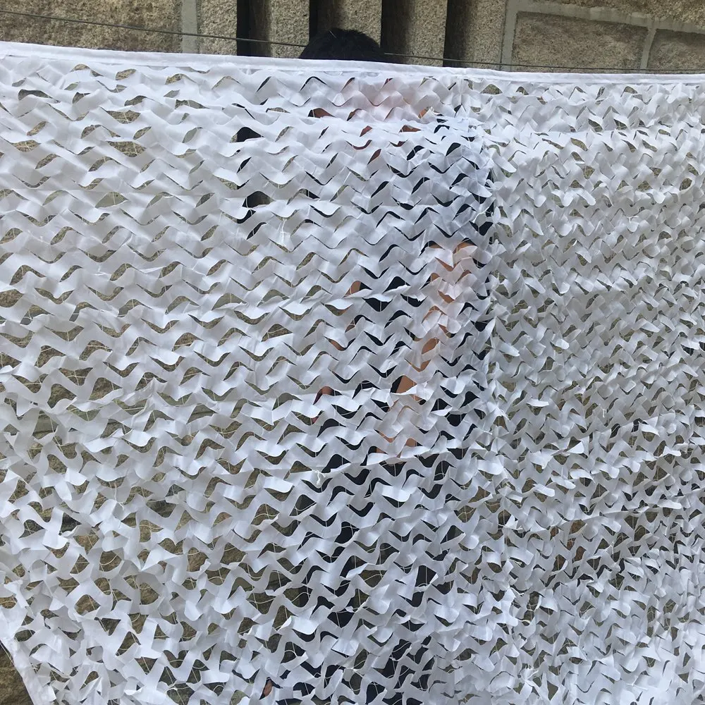 3x3 2x5 4x4 3x4 Camouflage Nets White Blue Beige Desert for Hunting Hiding Mesh Outdoor Awning Garden Shading Gazebo Camouflage Netting