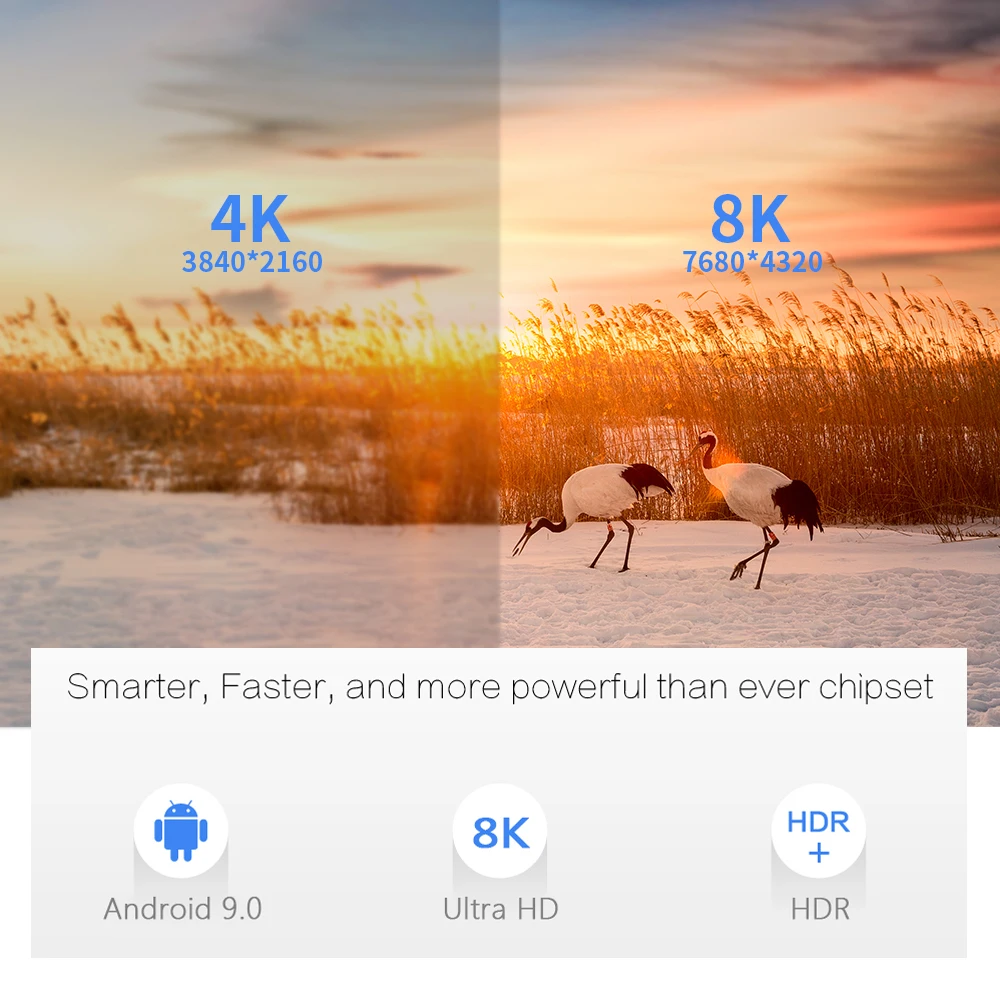 A95x x96 max plus android 9.0 tv box amlogic s905x3 4gb 64gb 8k 1000m media player 2.4g&5g dual wifi youtube netflix set top box tv