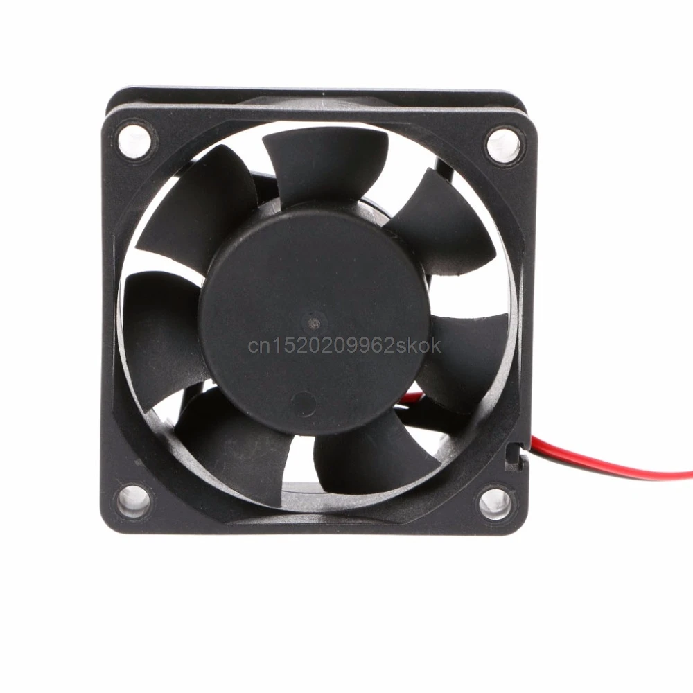 60 мм* 60 мм* 25 мм DC 12V 24V 2-контактный кулер безщеточный ПК Процессор чехол Вентилятор охлаждения 6025
