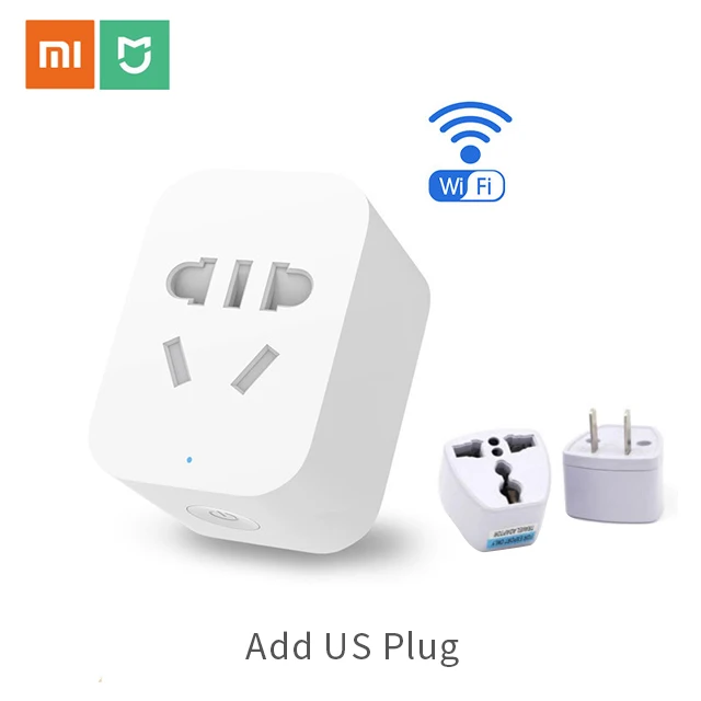 WiFi Socket US Xiao mi jia умная розетка ZigBee/wifi версия приложения дистанционное управление таймер Обнаружение мощности работа с mi jia mi home APP - Цвет: WiFi Socket US